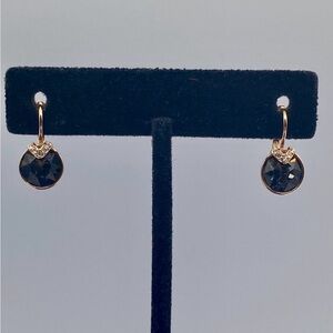 Swarovski Rose Gold Tone Bella V Drop Earrings